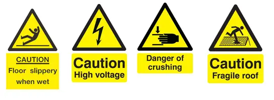 hazard signs and meanings